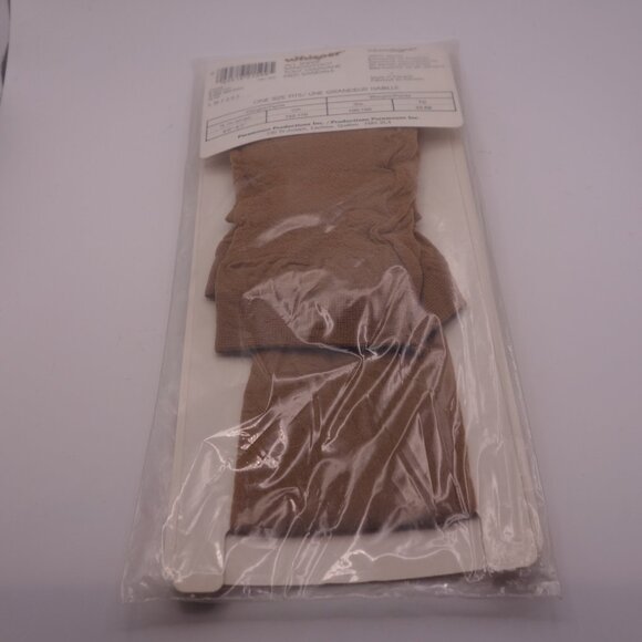 Whisper One Size All Sheer Sandalfoot Soft Beige Made in Canada Panty Hose - Picture 8 of 13